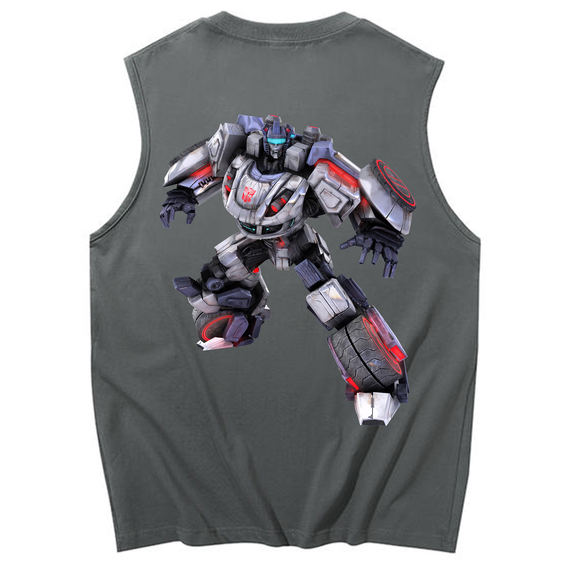 （画像用） Transformers トランスフォーマー コットン100％タンクトップ（背面プリント）